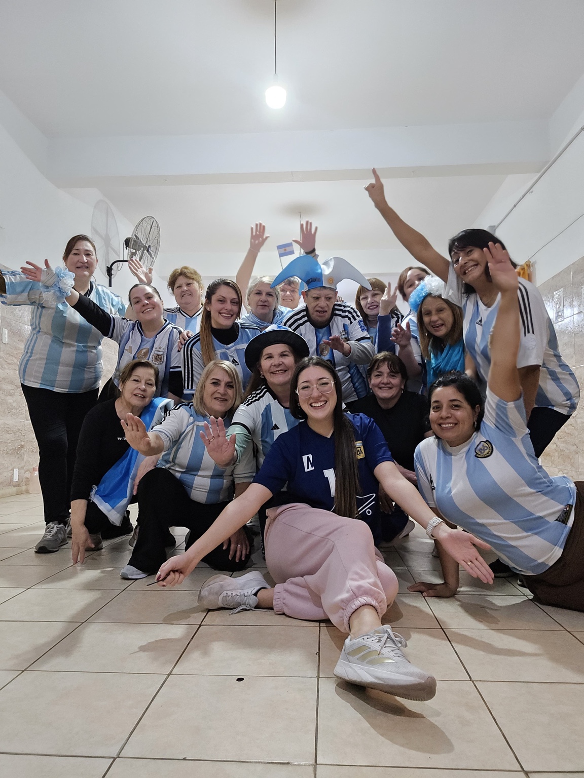 Encuentro del grupo de Baile Fitness