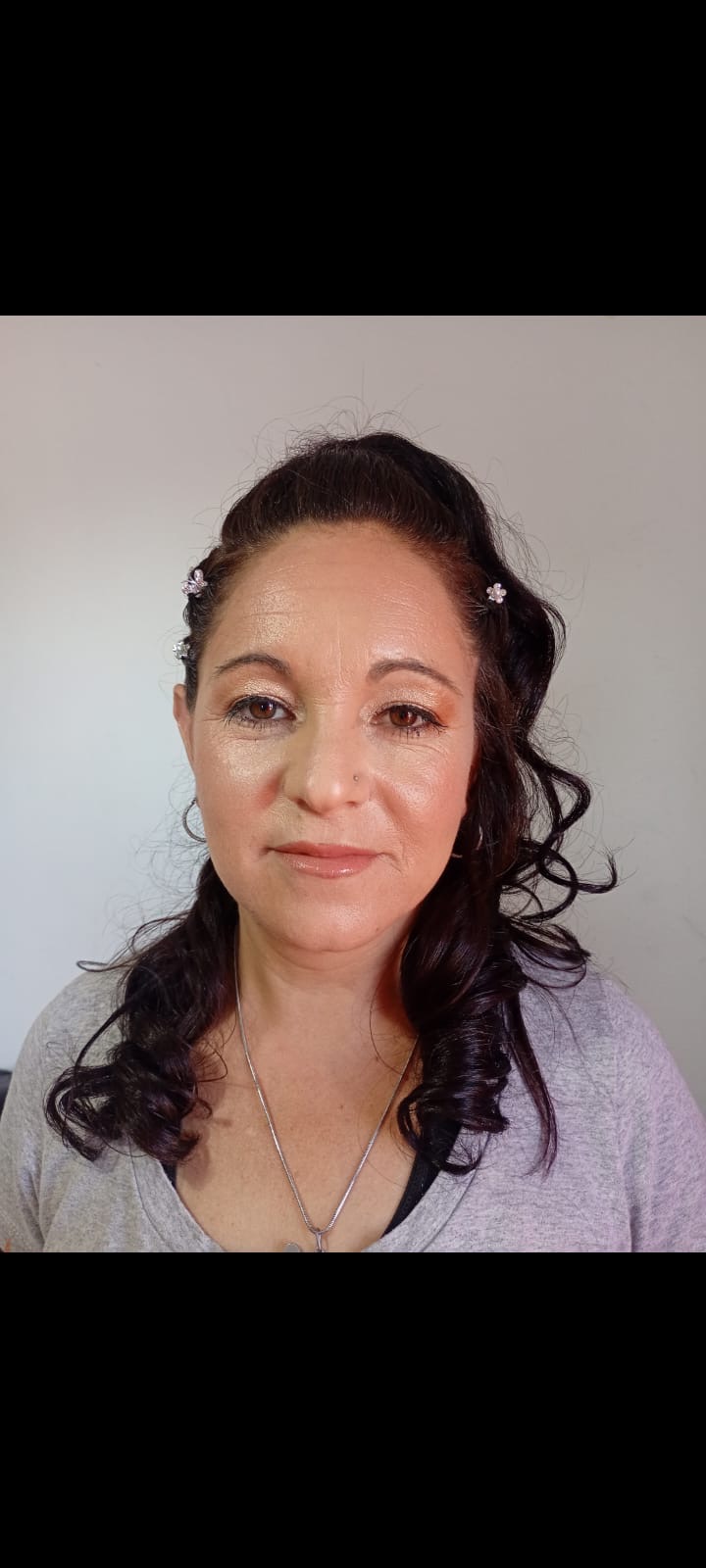Trabajo de maquillaje social realizado en el taller