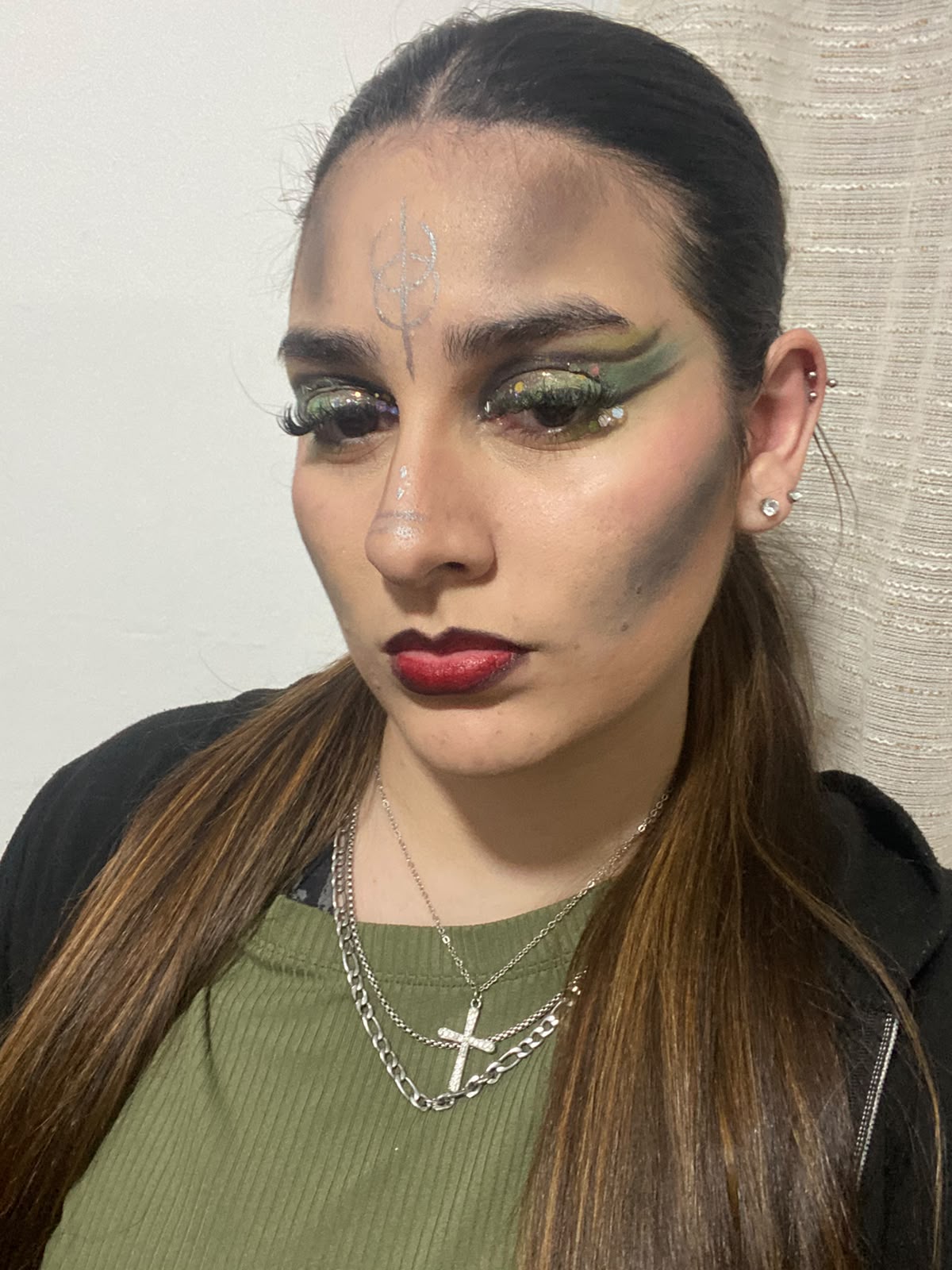 Maquillaje artístico realizado en el taller
