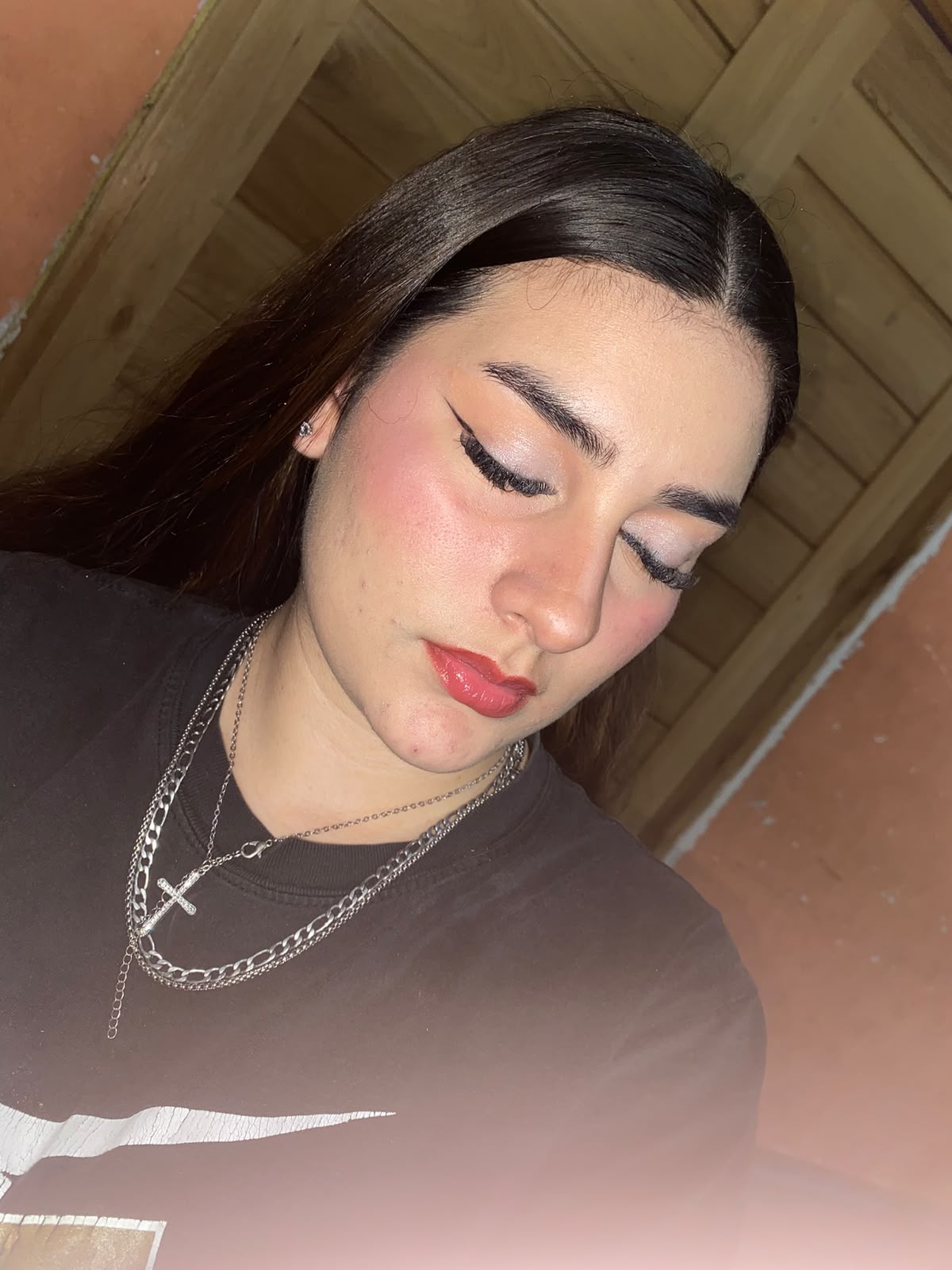 Maquillaje social realizado en el taller