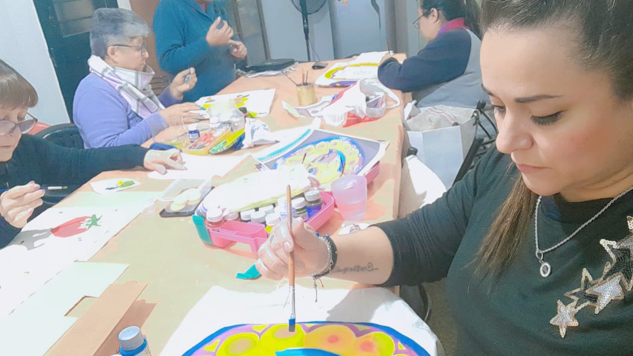 Taller de pintura: clase y trabajos realizados (2)