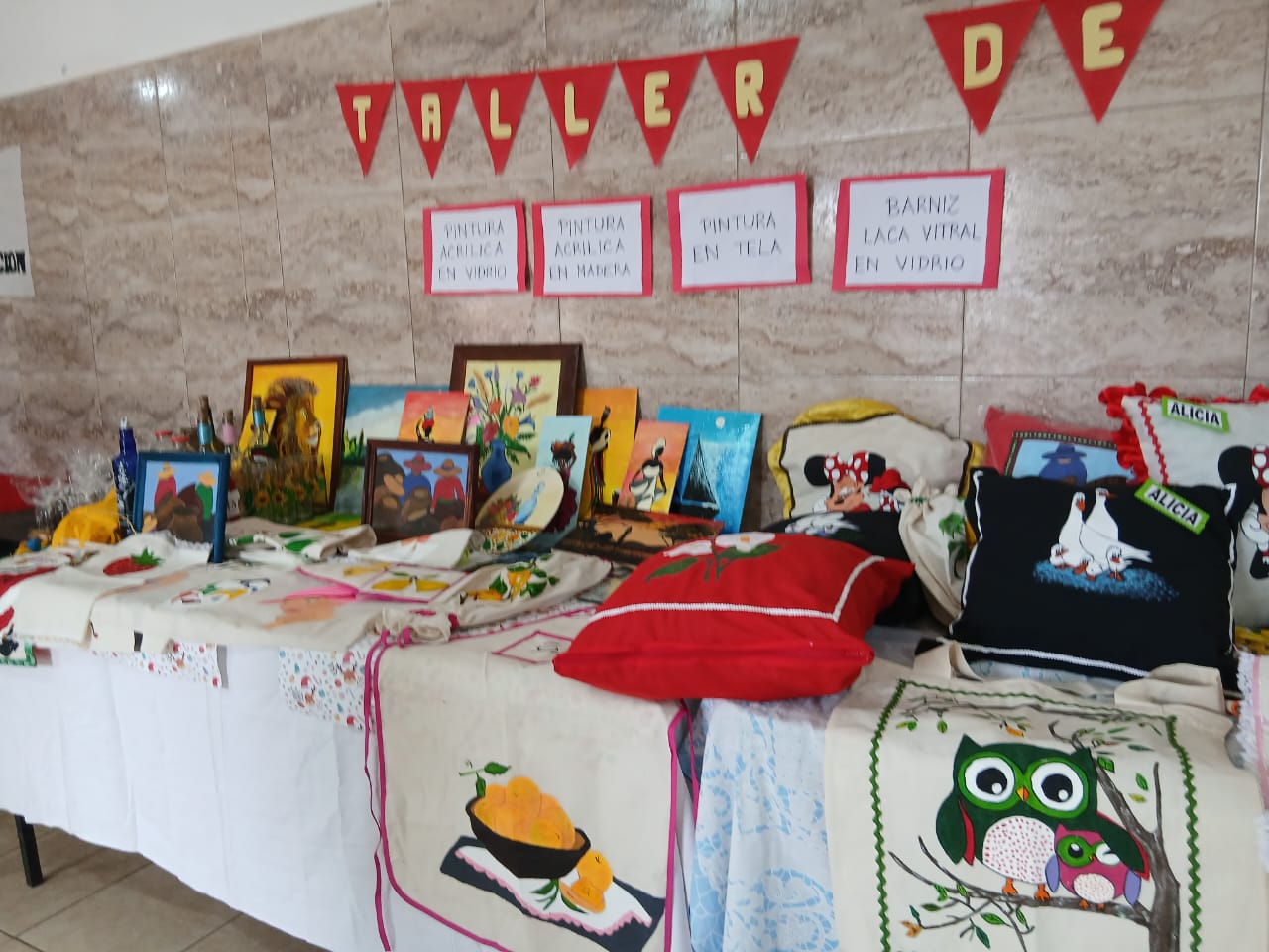 Taller de pintura: clase y trabajos realizados (6)